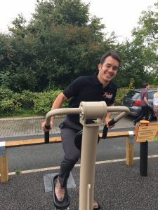 Mark on Proludic outdoor gym equipment