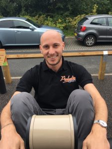 Tom on proludic outdoor gym equipment