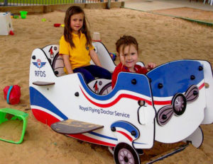 RFDS model plane play equipment