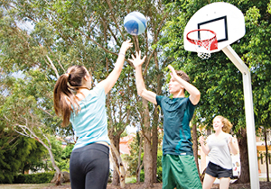 Basketbalbord / Voetbaldoel / Tafeltennistafel