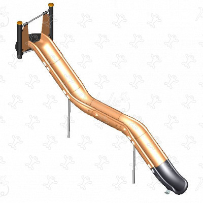 Kayak Embankment Slide J1122 playgrounds traditional playground equipment slides image 3d