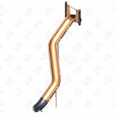 Kayak Embankment Slide J1123 playgrounds traditional playground equipment slides image 3d