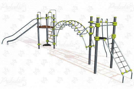 J2530-M playgrounds multiplay equipment ixo image 3d