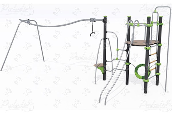 J2577-M playgrounds multiplay equipment ixo image 3d