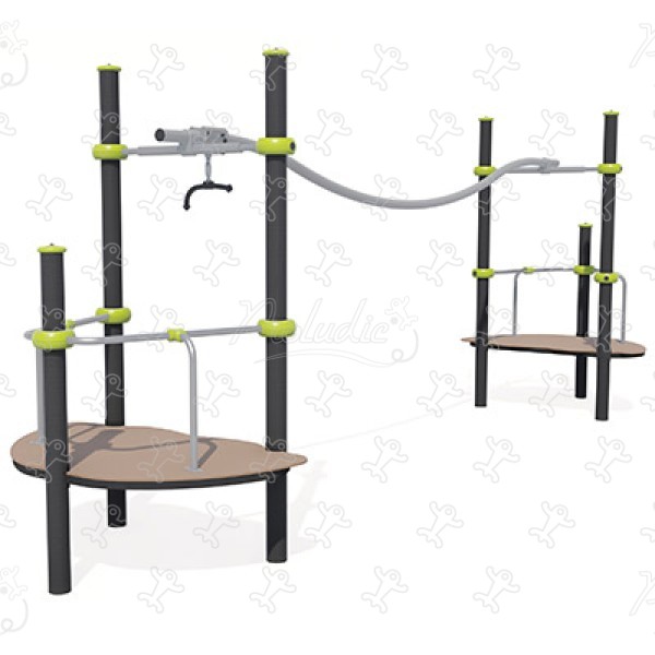 Aerospeed J2582-M playgrounds moving equipment cableways image 3d