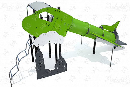 Take-off Plane J2689® playgrounds themed playground equipment city image 3d