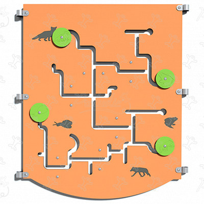 Animal Panel J3401 playgrounds educational & sensory play equipment play panels, audio & musical play image 3d