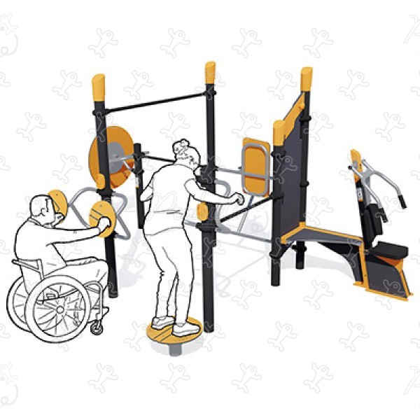 Senior fun-sport station J37105® sport and fitness acti’fun acti’fit image 3d