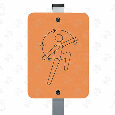 Warm-up Signpost J3734 sport and fitness acti’fun acti’ninja image 3d
