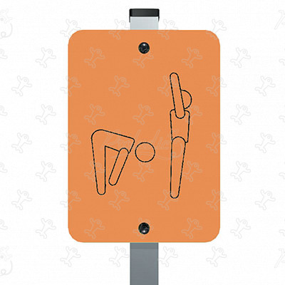 Warm-up Signpost J3735 sport and fitness acti’fun acti’ninja image 3d