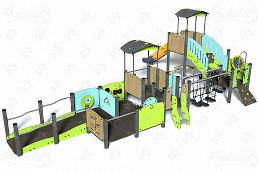 J38122-C playgrounds multiplay equipment diabolo image 3d