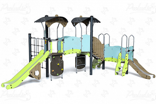 J3862-C playgrounds multiplay equipment diabolo image 3d