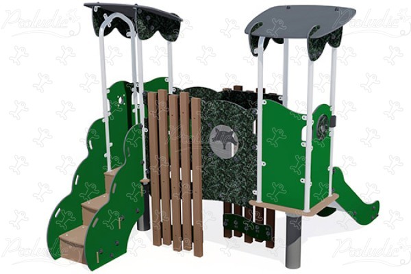 J38702-HDPE® playgrounds multiplay equipment diabolo baby image 3d