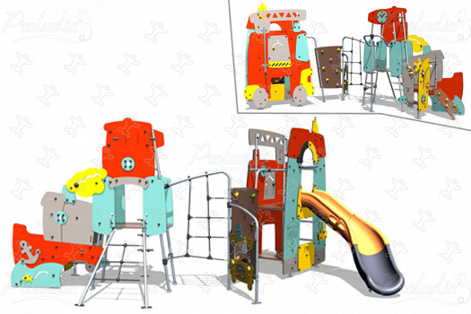 City J4080 playgrounds themed playground equipment city image 3d