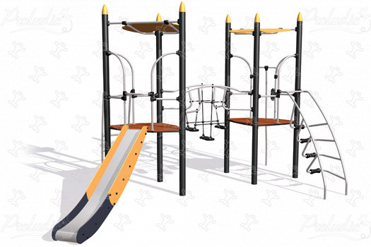 J45023 playgrounds multiplay equipment biibox image 3d