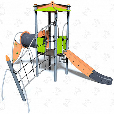 J45206 playgrounds multiplay equipment biibox image 3d