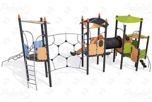 J45416 playgrounds multiplay equipment biibox image 3d