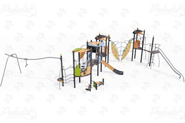 J45417 playgrounds multiplay equipment biibox image 3d