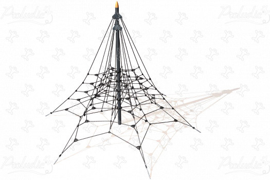 Single Pyramid J4807 playgrounds balancing & climbing equipment climbing equipment image 3d