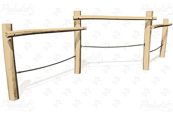 Suspended Trail J4908 playgrounds balancing & climbing equipment balancing trails image 3d