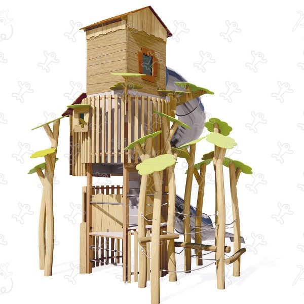 Observatory tower J49417® playgrounds multiplay equipment multi play structures image 3d