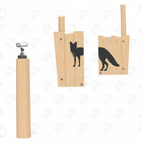 Fox J4958® playgrounds balancing & climbing equipment balancing trails image 3d