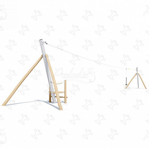 Cableway for level ground J518 playgrounds moving equipment cableways image 3d