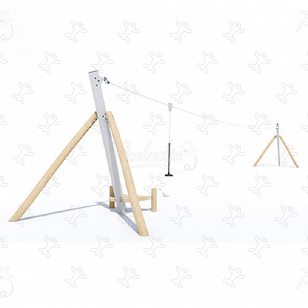 Cableway for natural slope J519 playgrounds moving equipment cableways image 3d