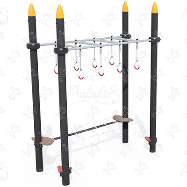 Ring course J5921® playgrounds acti’fun acti’ninja image 3d