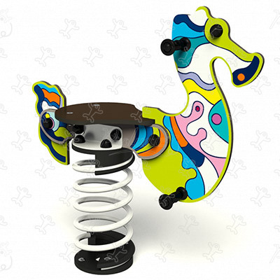 Seahorse J854-GO playgrounds grafic games océane finish image 3d