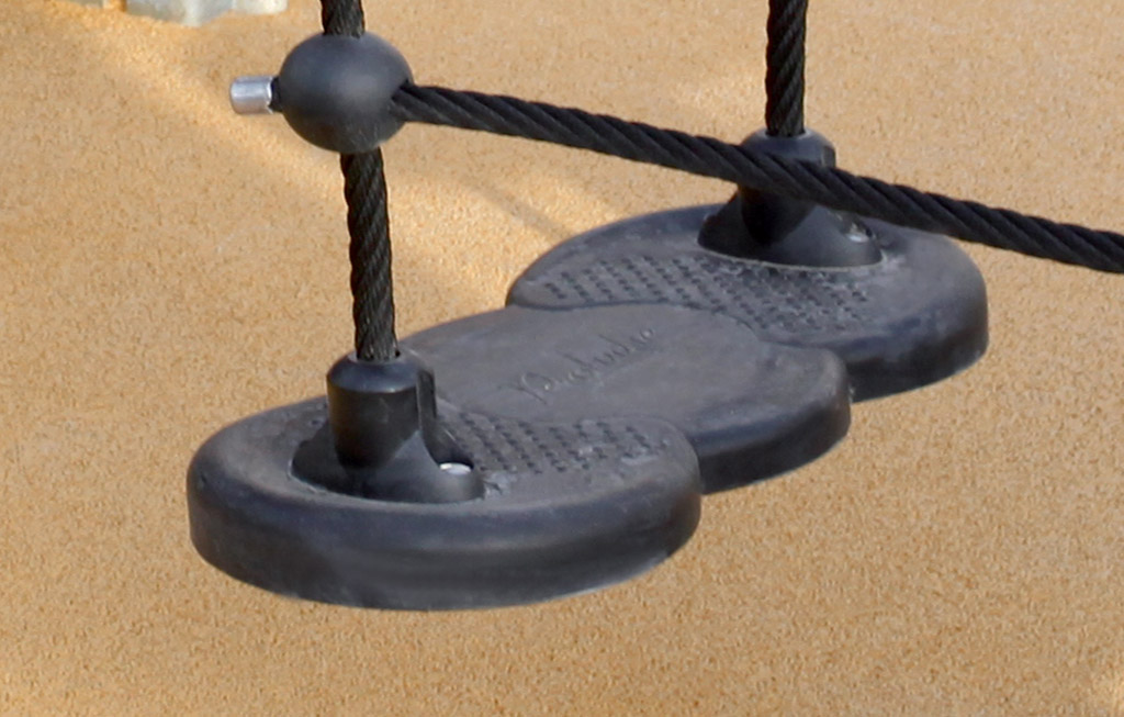 The steps of the catwalk