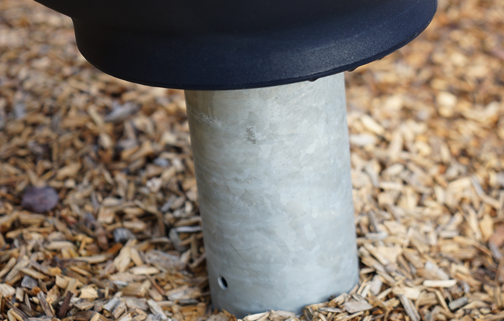 The 110mm diameter post