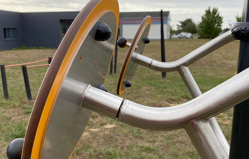 The stainless steel rotation system