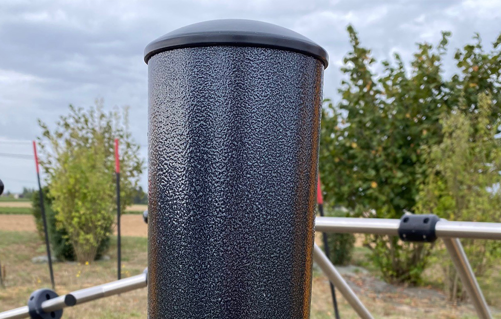 The 125mm diameter post