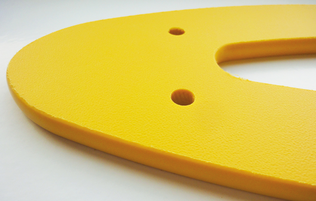 The yellow panel