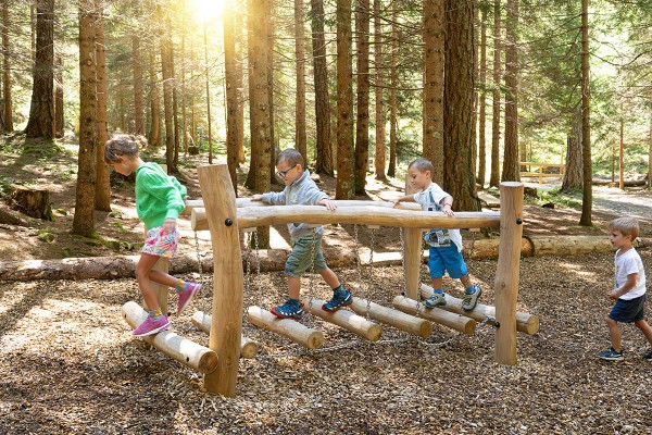 Swinging Log Walkway J4900 playgrounds balancing & climbing equipment balancing trails image photo