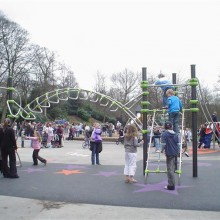 Picture of Proludic Play Equipment in use at Manor Park, Highpeak