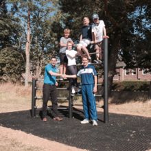 Trim Trail Terrific Trail Blazers example of Proludic Outdoor Gym Equipment