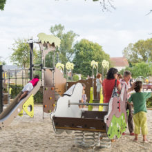 Great New Playground in France Image 3 Bespoke Playground Design with Proludic Play Equipment
