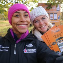Proludic British Canoeing North Face Clothing worn at West Bridgford Park to promote the Proludic Sport App