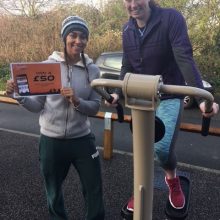 Proludic Sport App Win £50 Promotion including Proludic Outdoor Gym Equipment Urbanix range being used