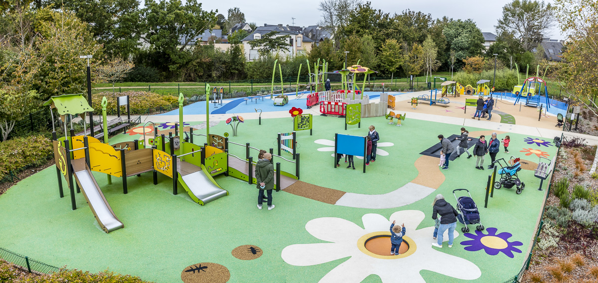 Vannes – “Fleurs de Tohannic” inclusive play area (France)