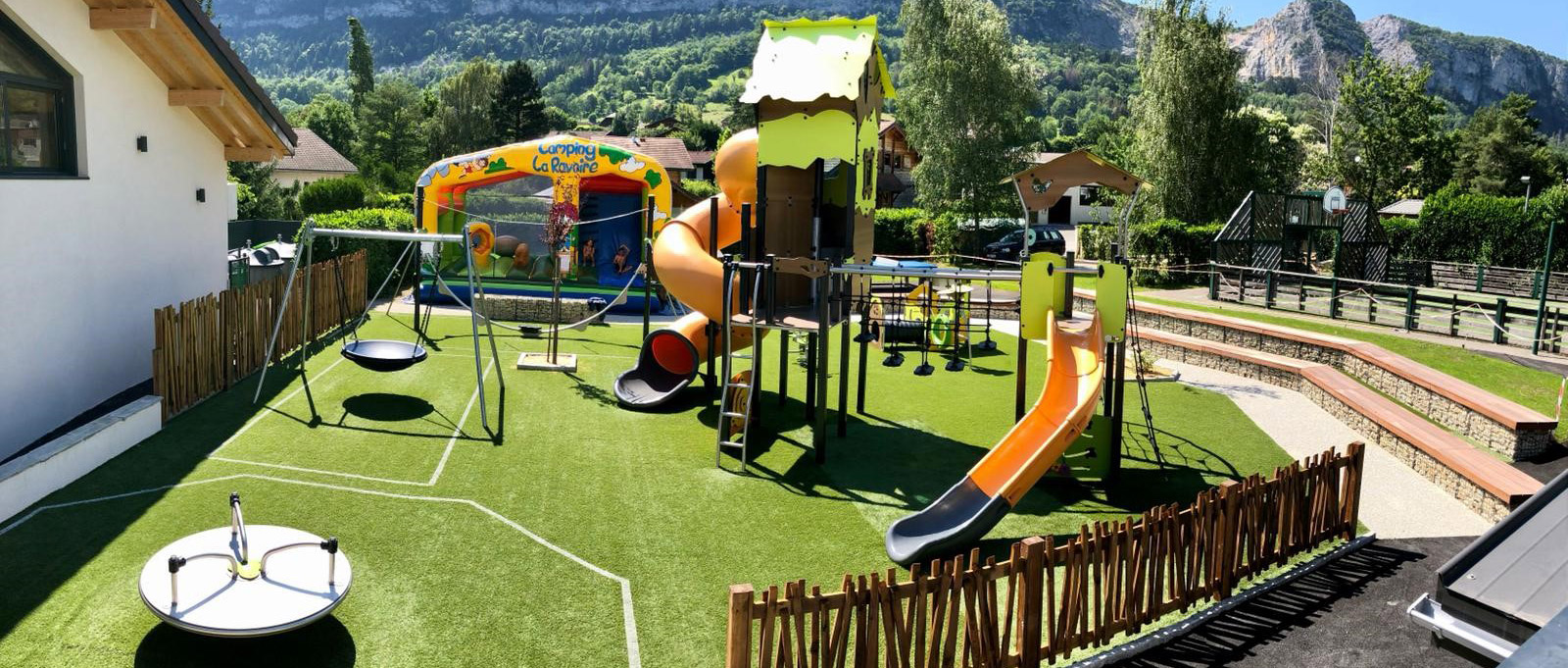 La Ravoire campsite play area, Adventure theme – Dussard (France)