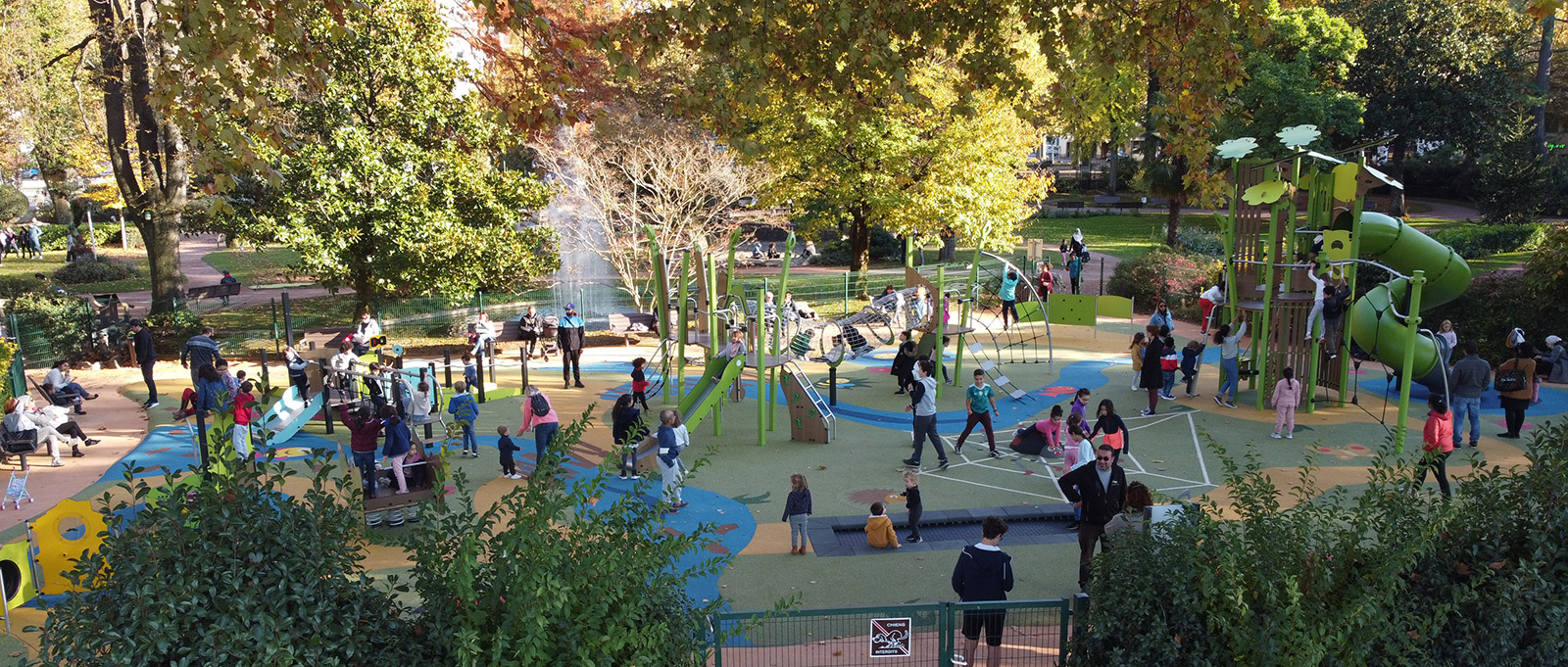 Municipal play area – Jardin de Ville – Vienne (France)
