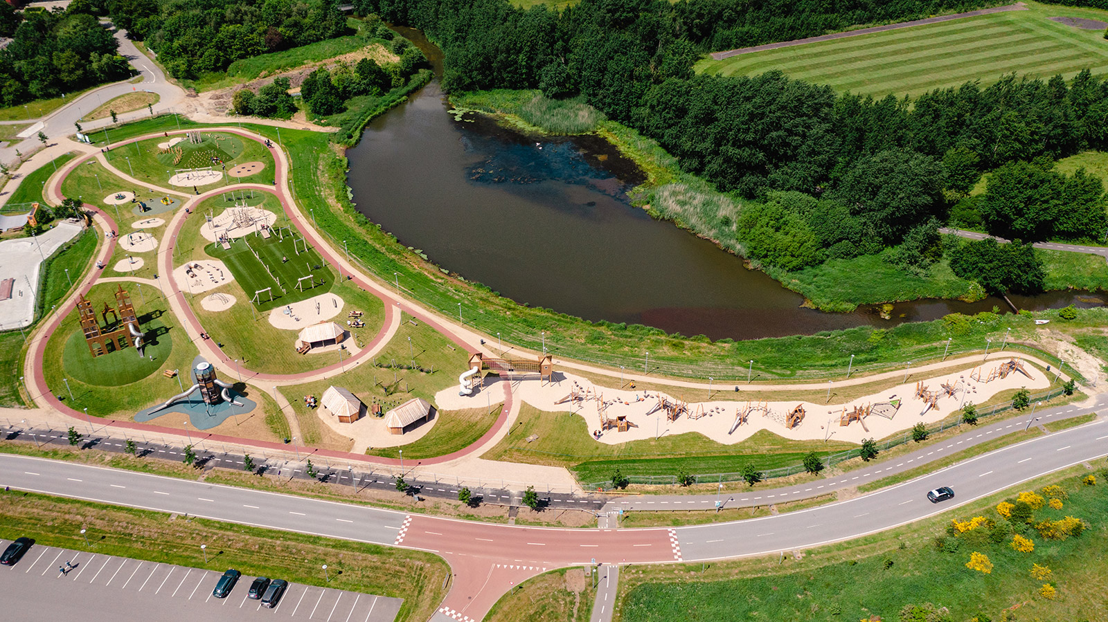 A bespoke playground in homage to the city’s historic monuments (Ribe – Denmark)