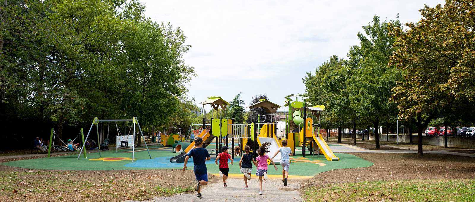Inclusive play area, nature theme – Baden Powell Park – Bergamo – Italy