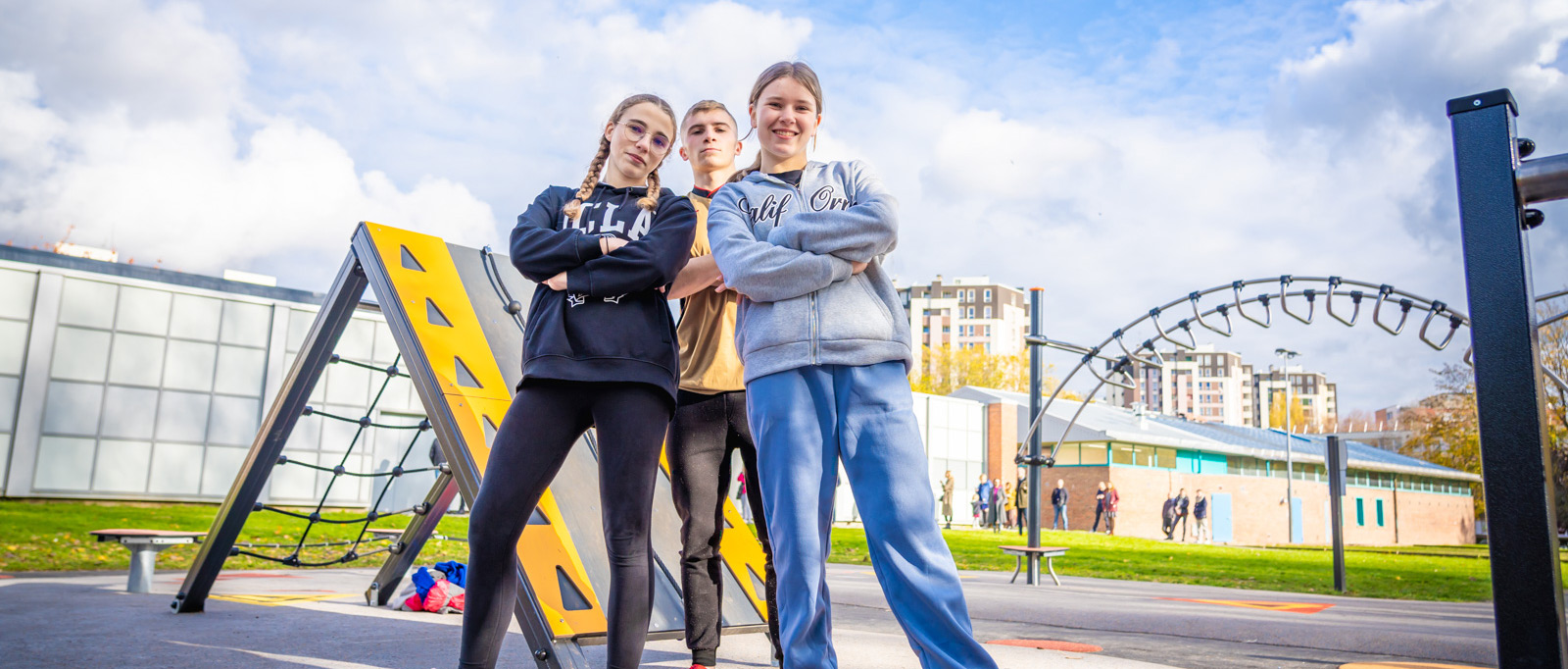 Creating a fun sports area for teenagers (Douai – France)