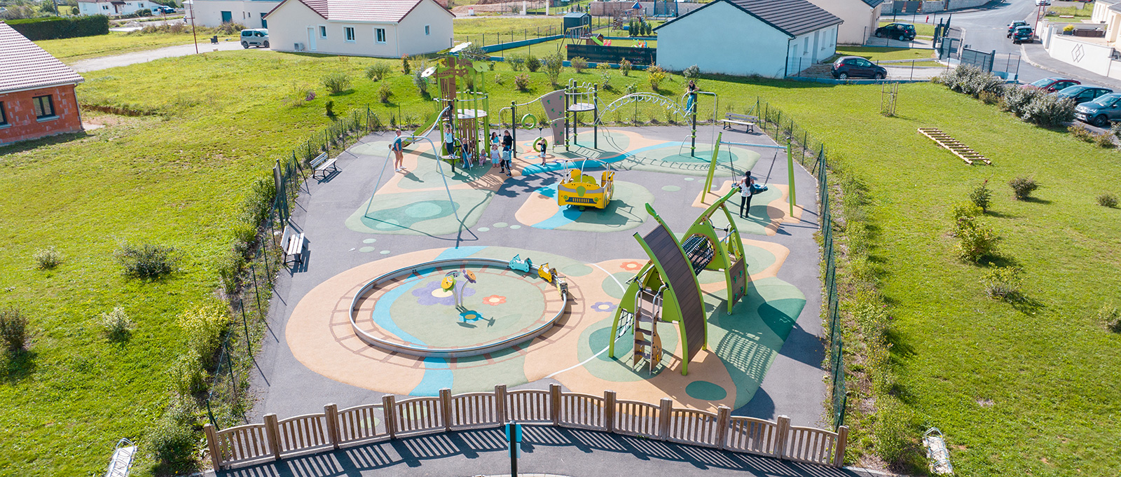 A new playground at the heart of Rachecourt-sur-Marne